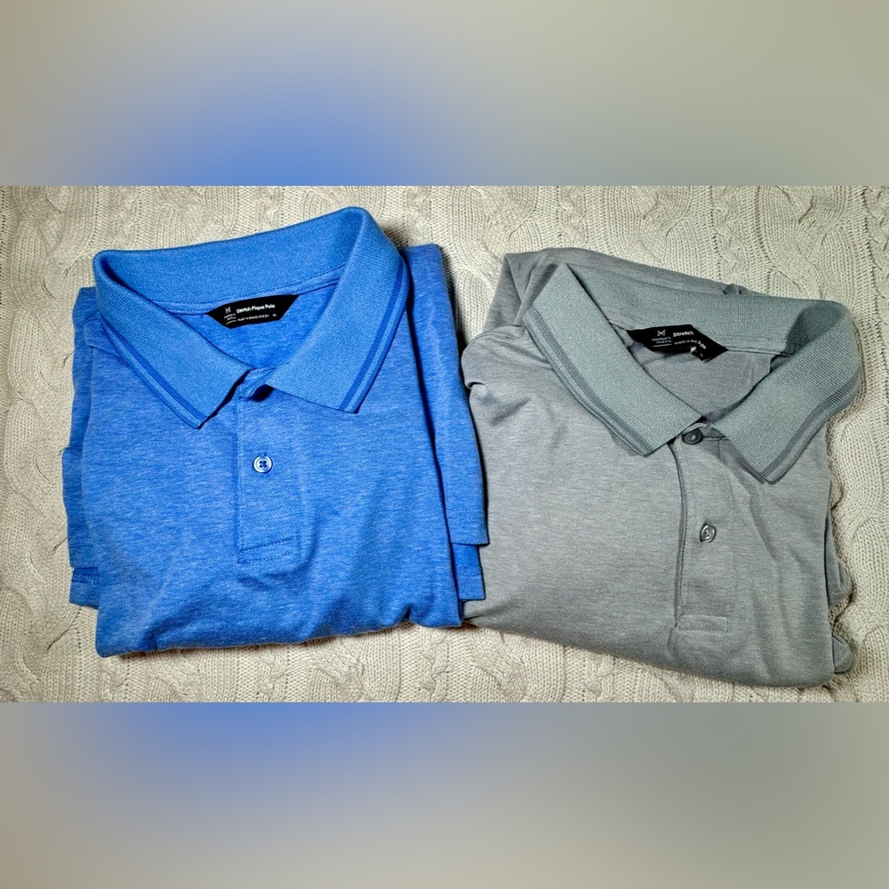 Lot of Two Pique Polos #1021